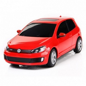 Машина на радиоуправлении Volkswagen Golf GTI, цвет красный 27MHZ, 1:24 (Rastar, 44700R)